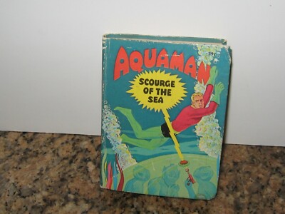 Aquaman Scourge of the Sea Big Little Book from 1968! Whitman   GOOD COND!