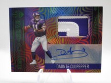 2021 Illusions Immortalized Green 1/10 Daunte Culpepper #IJ-DC Dual Patch Auto
