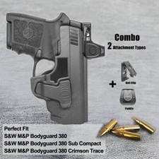 M P Bodyguard 380 Holster OWB For Smith  Wesson MP Bodyguard 380 Crimson Trace