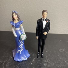 VTG 1991 EHW WILTON Cake Toppers Bridesmaid  Groomsman