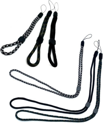 6 Stück Lanyard，Handschlaufe，Nylon Schlüsselband ，Verstellbar Lanyard Handgelenk