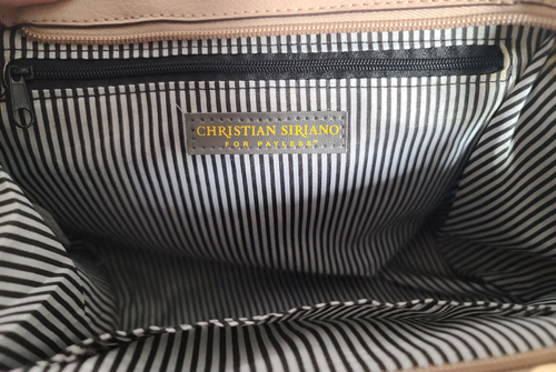 Christian Siriano BEIGE Double-Handle Purse with Removable Crossbody Strap - Picture 11 of 15