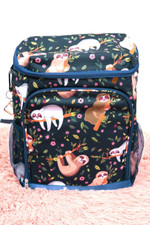 Sloth Take it SLOW Cooler Travel Backpack Lightweight Sooo cute  NWT