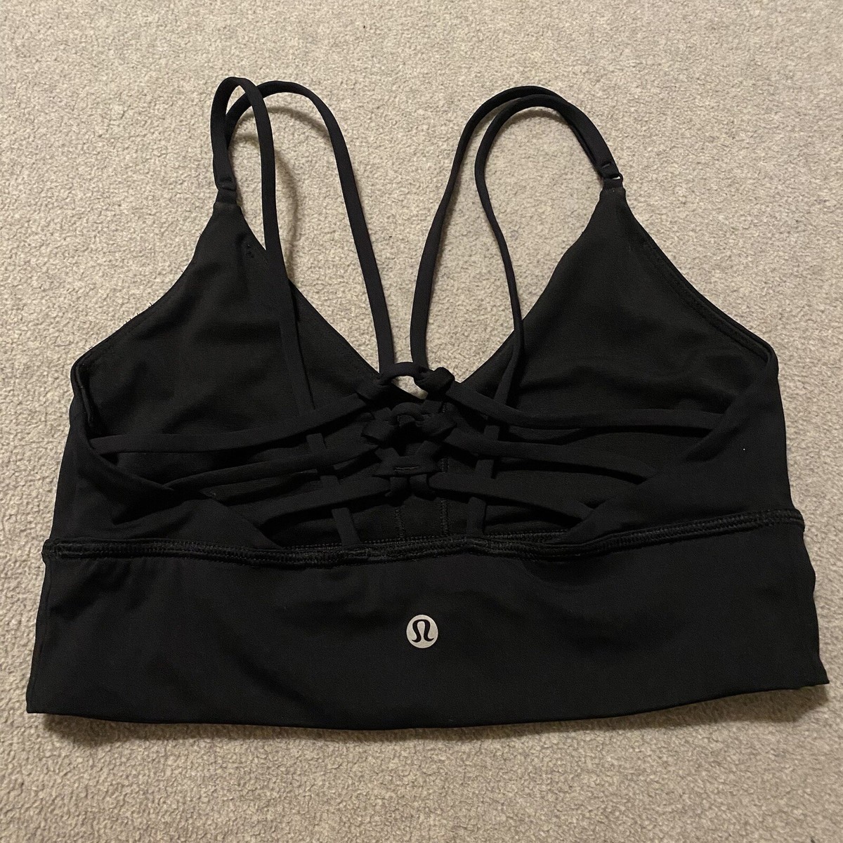Lululemon Soul Cycle Uncaged Bra Size Black Australia