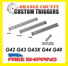G42 G43 G43X G44 G48 TUNING STRIKER TRIGGER SPRINGS FITS GLOCK 