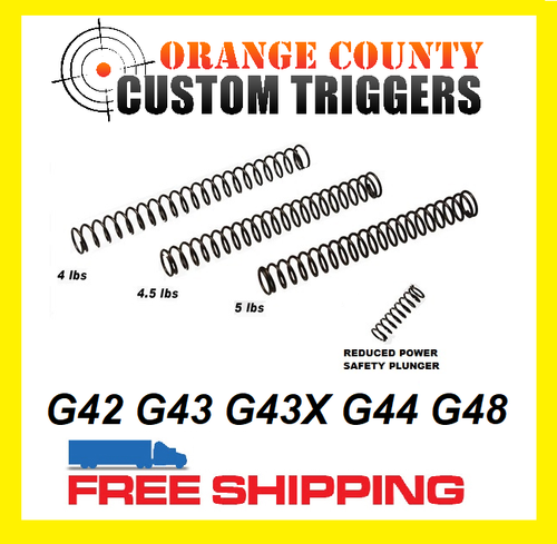 G42 G43 G43X G44 G48 TUNING STRIKER TRIGGER SPRINGS FITS GLOCK | eBay