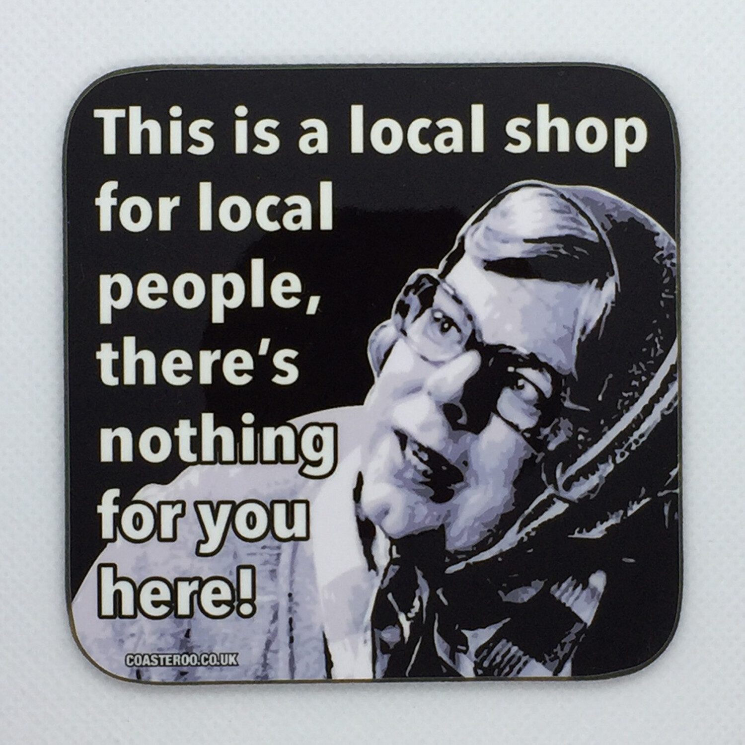 Tubbs - Local Shop - League of Gentlemen Coaster / Bar Mat - Sturdy, Gloss