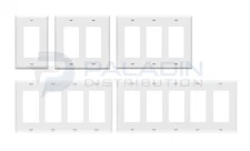 Unbreakable Decorator Wall Switch Cover Plate / Outlet Cover UL Listed 1-5 Gang