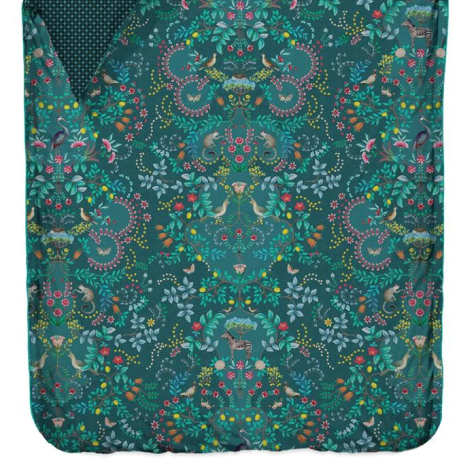 PiP Studio Bettwäsche Forest Findings Green Grün Blumen Tier Früchte Perkal - Bild 4 von 4