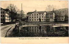 The Noble and Cooley Drum Factory, Granville, Massachusetts Unposted Postcard