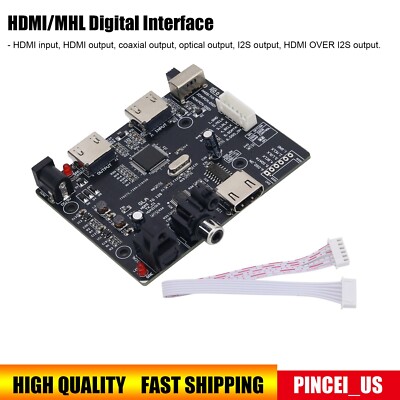 HDMI/MHL Digital Interface I2S/Optic Fiber/Coaxial HDMI To I2S/IIS (Board) pc89