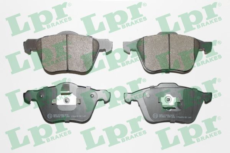 Plaquettes de frein avant Volvo XC90 I pour trajets montagne et pluie