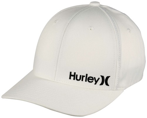 Hurley Corp Hat - White / Black - New 