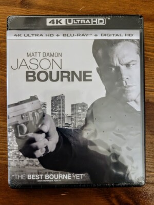 Brand NEW & SEALED!!! Jason Bourne [4K Ultra HD + Blu-ray + Digital]
