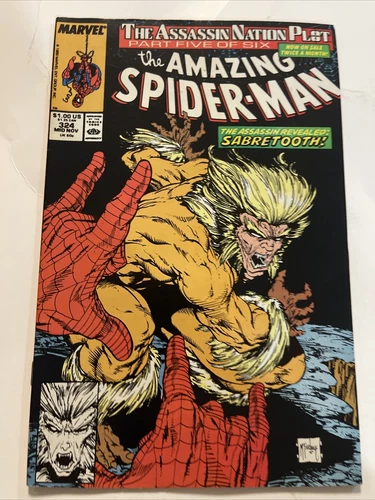 Amazing Spider-Man #324 - Marvel 1989 ICONIC Todd McFarlane VF/FN Hot Key!!
