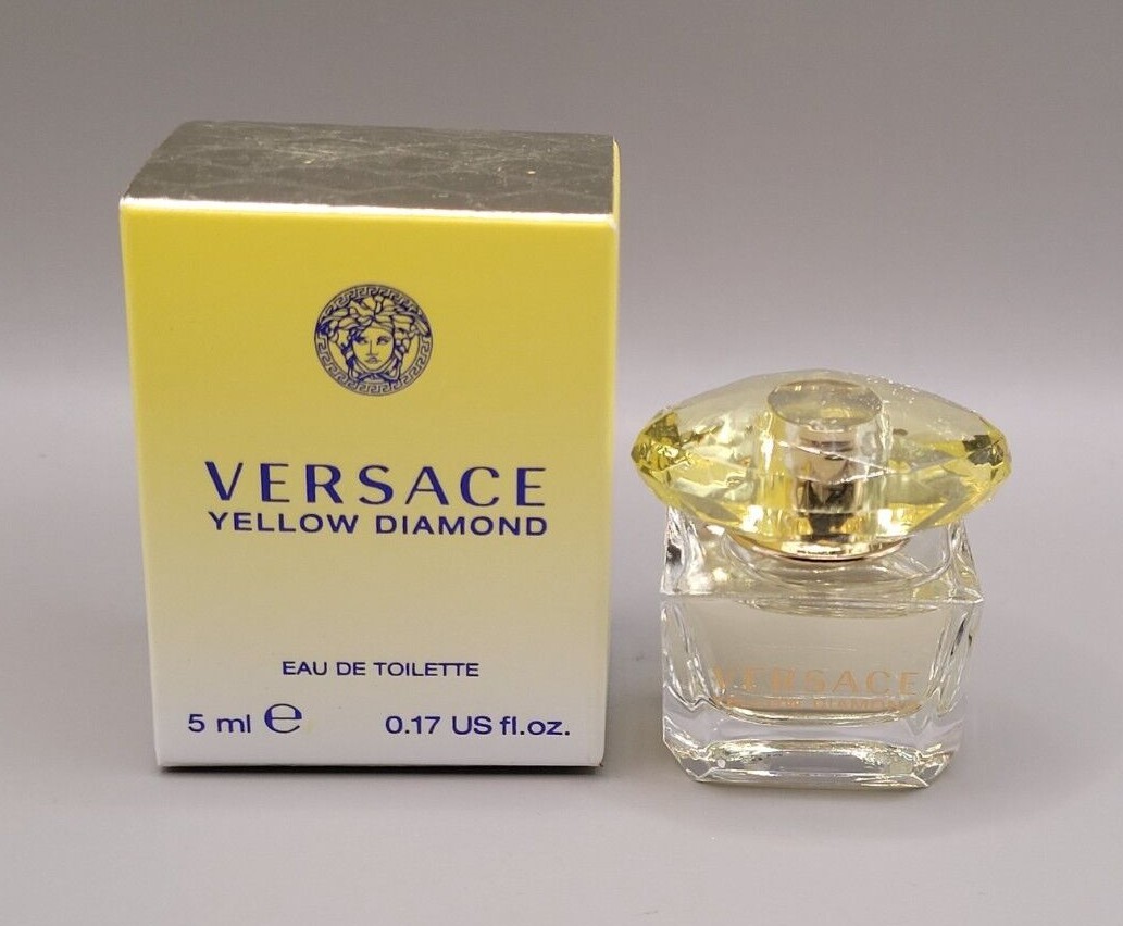 VERSACE YELLOW DIAMOND EAU DE TOILETTE EDT TRAVEL MINI 5ML NIB