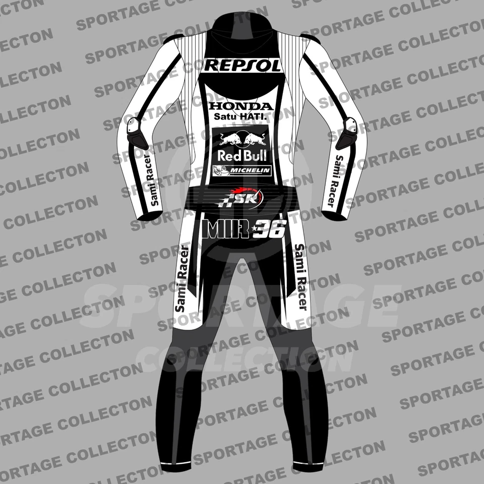 Cowhide Honda Repsol Motorcycle/Motorbike Biker's Leather Racing Suit - Image 2 of 4