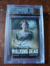 2012 WALKING DEAD SEASON 2 LAUREN COHAN AS MAGGIE AUTOGRAPH CARD GRADED 9 AUTO