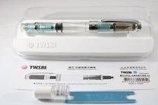 Vintage TWSBI DIAMOND 580AL Turquoise Extra Fine Fountain Pen, CT