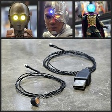 x1 LED: USB Battery Replacement Kit for 1/6 Scale Figures Hot Toys Threezero SS