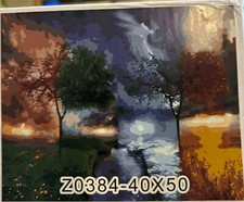 Paint by Number Kits kids/Adults, Paint by Numbers on canvas 4 seasons