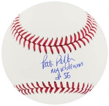 Patti Pelton Signed Rawlings Official MLB Baseball w/Marbleann - (SCHWARTZ COA)