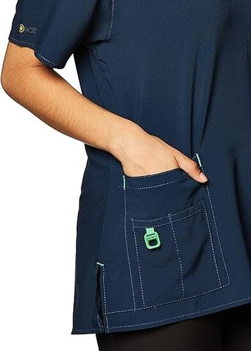 š„LARGEš„Carhartt Cross-Flex Women's Media Scrub Top - Picture 9 of 9