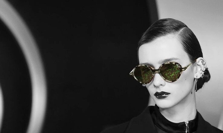 DIOR RUNWAY UMBRAGE Green Mirror?Leaf Sunglasses DIOR RUNWAY UMBRAGE Green Mirror Leaf Sunglasses NIB $665 | eBay main image 3