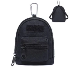 Outdoor Tactical Coin Purse Pouch Nylon Waist Bag for Men MOLLE Accessory Pouch