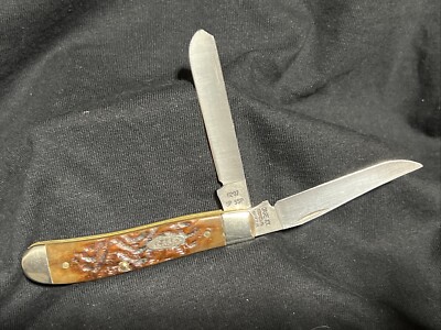 Case XX Vintage USA 6207 SP SSP 1993 Brown Bone Handle Folding