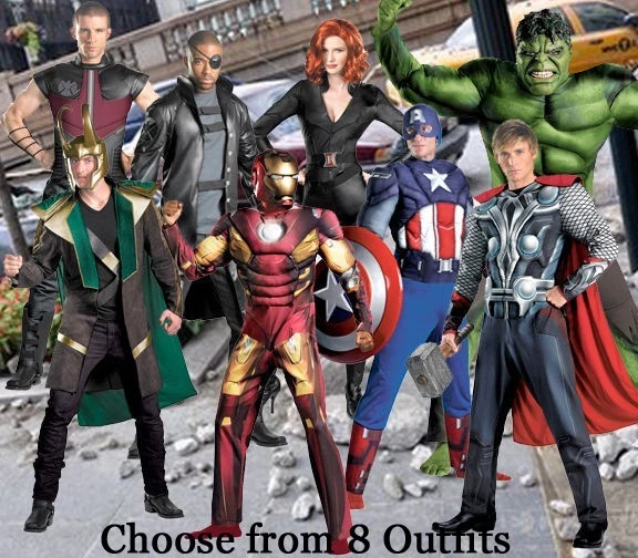 Adult avengers costumes deals