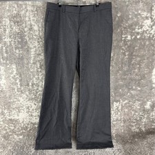 Ann Taylor Size 14 Curvy Fit Career Trouser Pants Gray Full Gender Women
