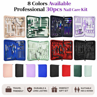 30 Teile Maniküre Pediküre Set Profi Nagelpflege Set Salon Einsatz Nagelpflege
