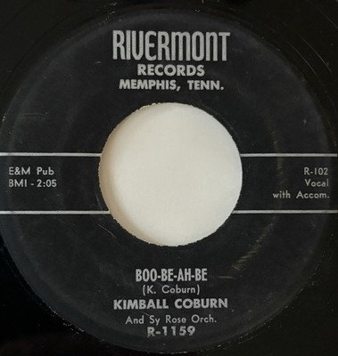 KIMBALL COBURN Boo-Be-Ah-Be / Cute RIVERMONT Memphis Rockabilly Teen