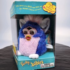 Tiger Electronics Furby Babies 70-940 1999 Blue Pink Sealed New In Box  