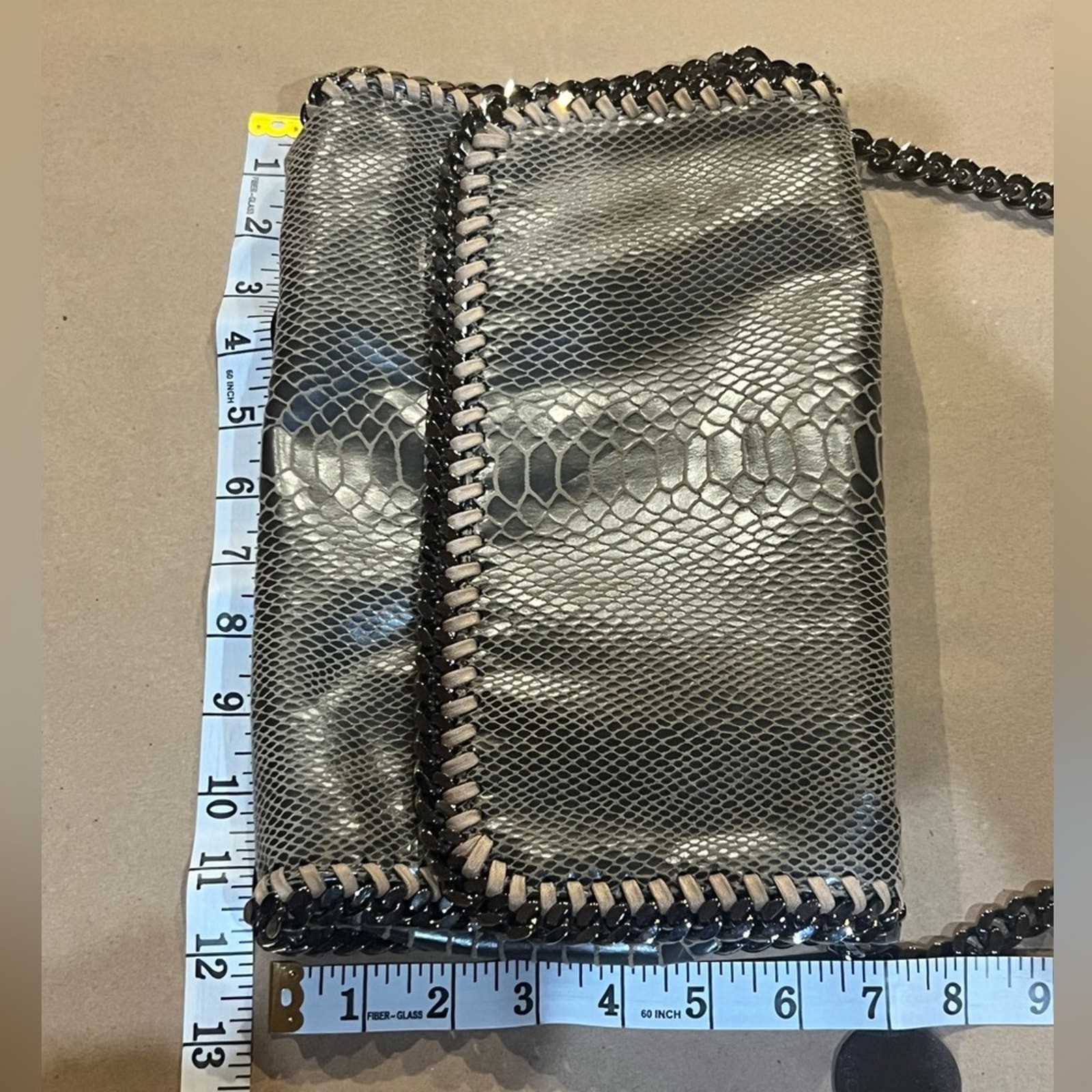 Stella McCartney Eco Python Embossed Falabella Fo… - image 8