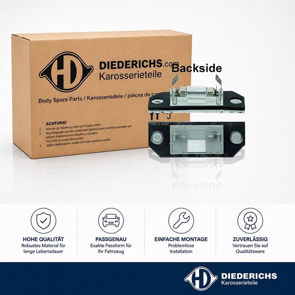 Kennzeichenleuchte Links Rechts Diederichs 1416292 FÜR Ford-image