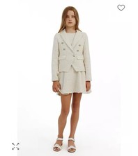 NWT Bardot Junior Girls' Roma Boucle Blazer - Little Kid, size 7