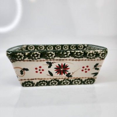 Temptations Mini Loaf Pan 3x6 Tara OLD WORLD Holiday Christmas Baking Dish 12 Oz