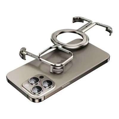 Legierung Eckschutz für iPhone 15 Bronze Metall Kamera Pad Schutz