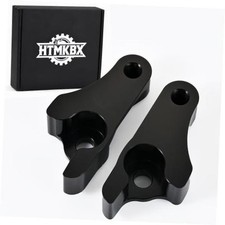 2" Inch Black Rear Lowering Link Blocks Kit for Harley Touring 2002-2025