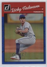2023 Panini Donruss Retro 1990 Variation Holo Blue Ricky Tiedemann #249 0s1o
