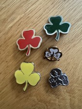 5 Vintage 1980sMetal Enamel