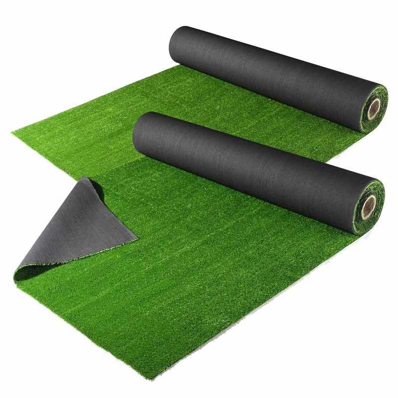 Yescom Artificial Grass Turf Roll 65'x5' Large Backyard Faux Decor 2 Pack