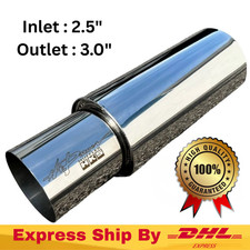 Hks Oem Hi-power Inlet 2.5 Outlet 3.0 Inches Exhaust Muffler Single Universal Hks Oem Hi-power Inlet 2.5 Outlet 3.0 Inches Exhaust Muffler Single Universal
