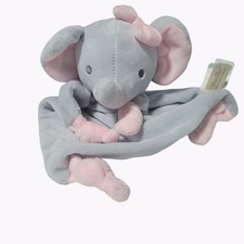 Dan Dee Elephant Lovey 11 inch Plush Rattle Security Blanket Stuffed Animal Toy