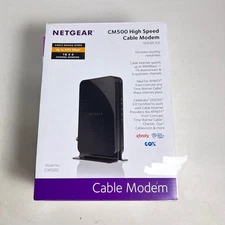NETGEAR CM500 16x4 DOCSIS 3.0 Cable Modem Max Download Speeds of 680 Mbps