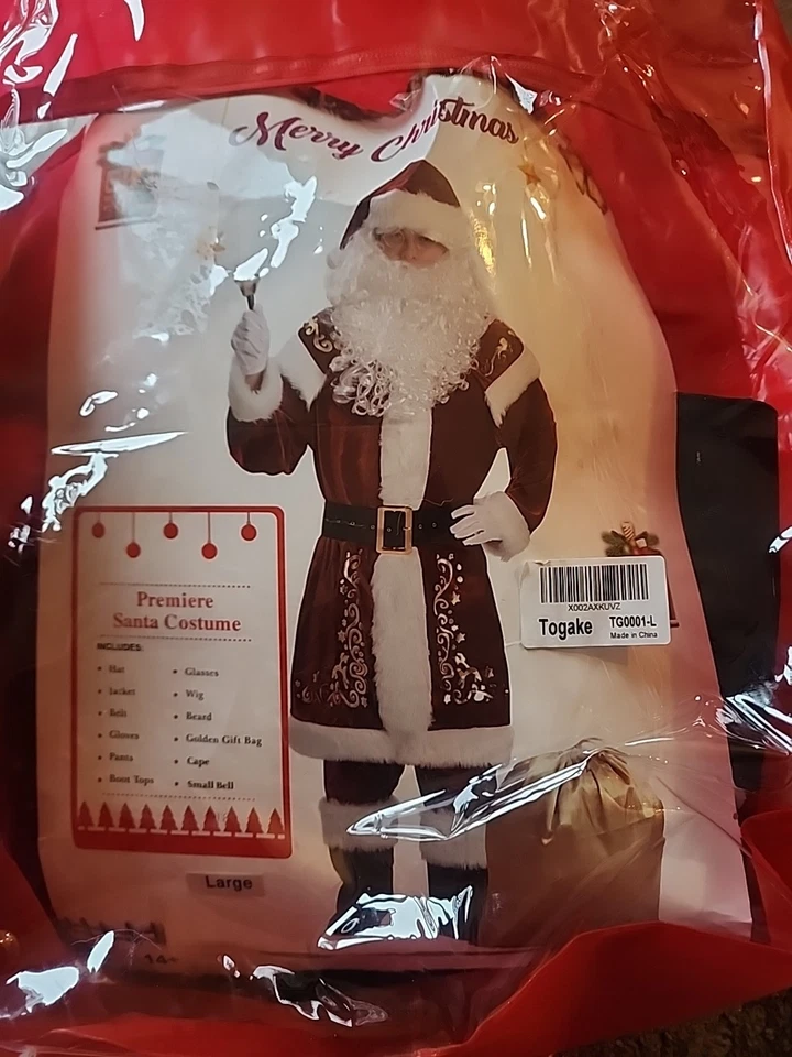 Premiere Santa Suit Size Large - Read Description - Image 2 of 4