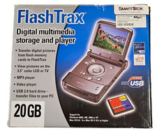 FlashTrax  FTX20 SmartDisk Digital Multimedia Storage  Player BUNDLE