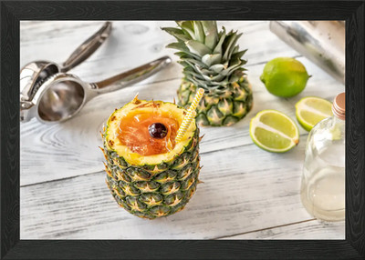 Bahama Mama Cocktail Gerahmtes Wandbild Poster Leinwanddruck Bild